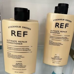 REF full-size ultimate repair shampoo and conditioner